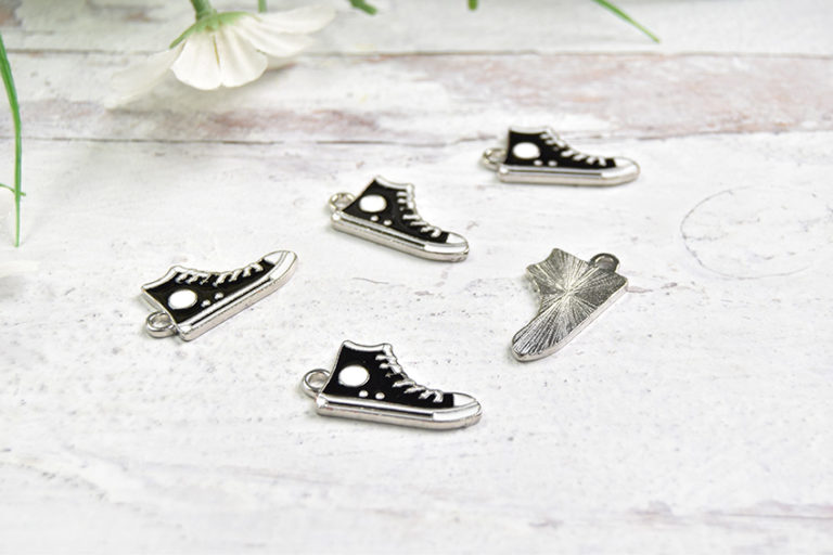 Black Converse Shoe Charms – 5 Count – The Ornament Girl's Market