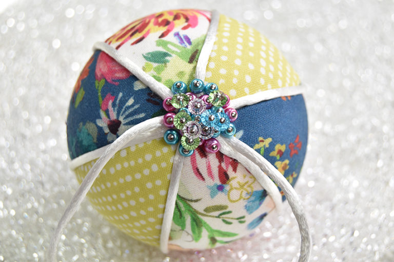 Moonlight Pattern FREE 6panel Kimekomi Tutorial The Ornament Girl