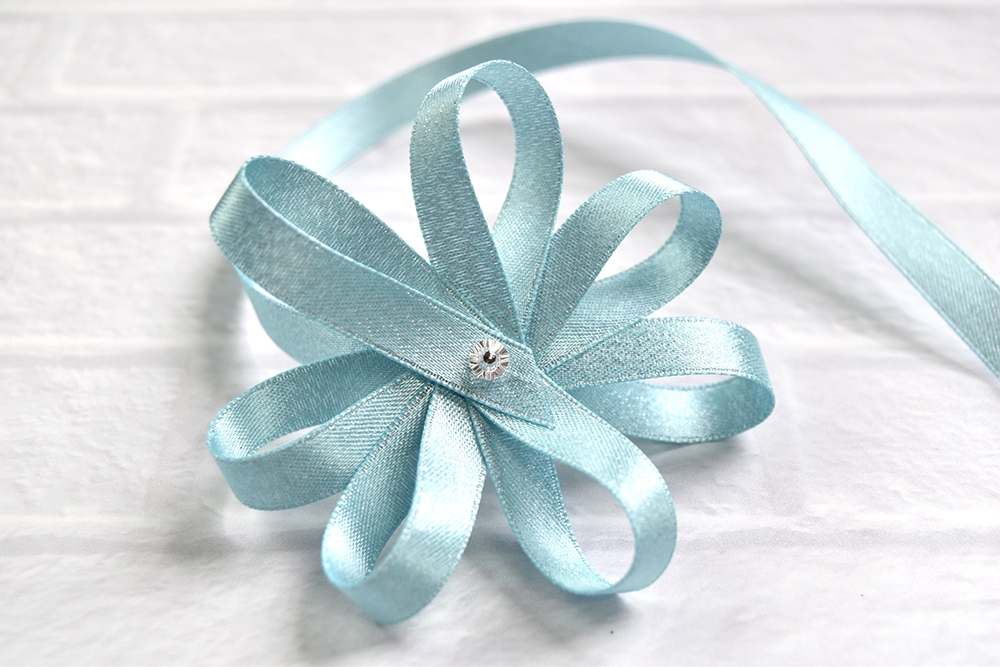 Baby Blue Satin Radiance Ribbon with Silver Shimmer – By the Yard – The  Ornament Girl's Market