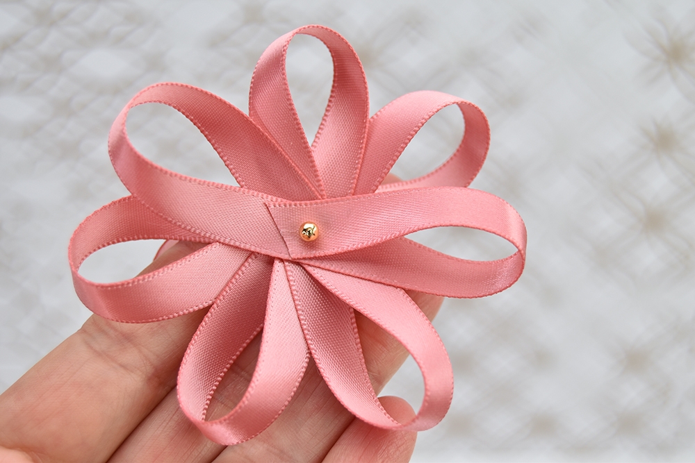 Dusty Rose Pink Ribbon, Double Faced Satin Ribbon, Widths Available: 1  1/2, 1, 6/8, 5/8, 3/8, 1/4, 1/8