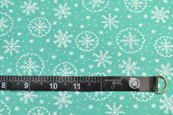 Moda Aqua Snowflake Fabric - Deck the Halls - By the Quarter Yard - Image 3