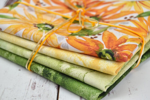 Quarter Yard Fabric Bundle - Yellow Fresh as a Daisy