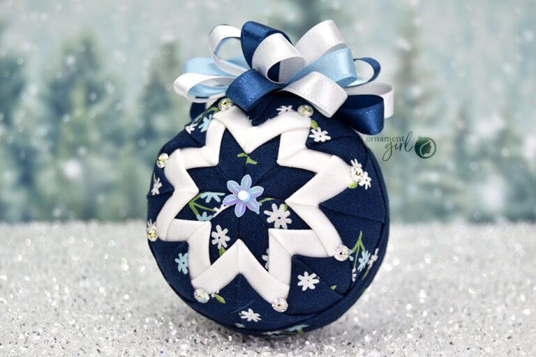 Blue Spring Floral Basic Star Mini Kit – Pre-Cut Fabric – The Ornament ...