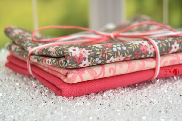 Quarter Yard Fabric Bundle - Pink Spring Florals