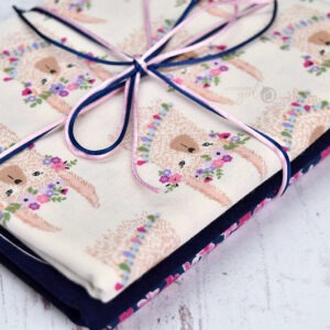 Quarter Yard Fabric Bundle - Flower Crown Llama