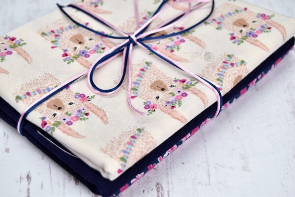 Quarter Yard Fabric Bundle - Flower Crown Llama