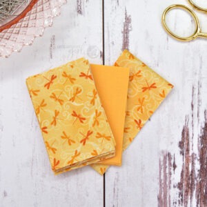 Yellow Dragonfly Basic Star Mini Kit - Pre-Cut Fabric