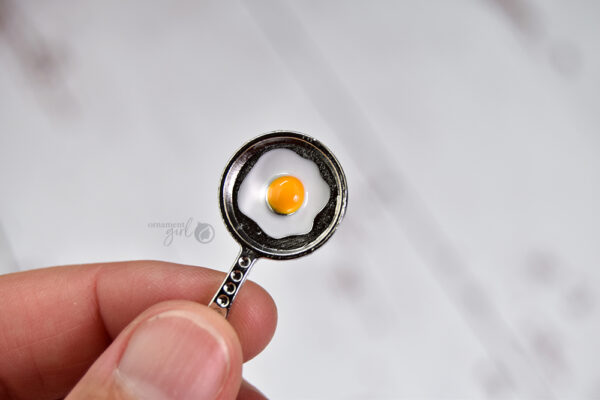 Silver Frying Pan Charm - 2 count - Image 4