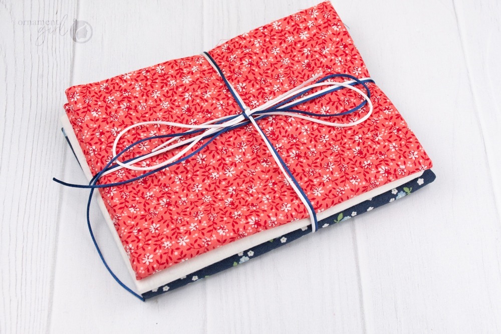 Quarter Yard Fabric Bundle - Patriotic Petite Petals - Image 2