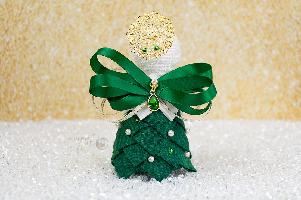 Emerald- Angel Ornament Kit - #5 in Birthstone Series - Image 3