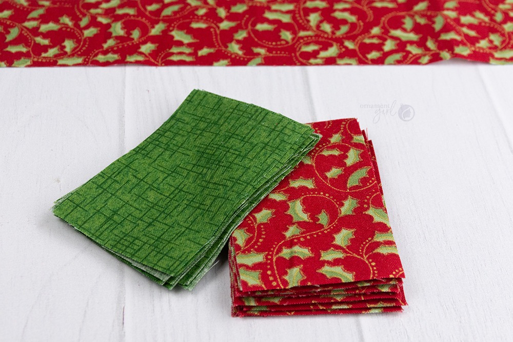 Christmas Holly Basic Star Mini Kit - Pre-Cut Fabric - Image 7