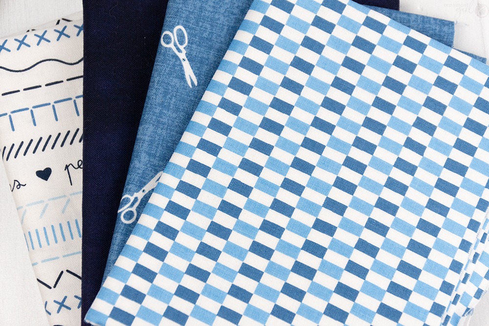Quarter Yard Fabric Bundle - Sew Sweet in Blue - Image 5