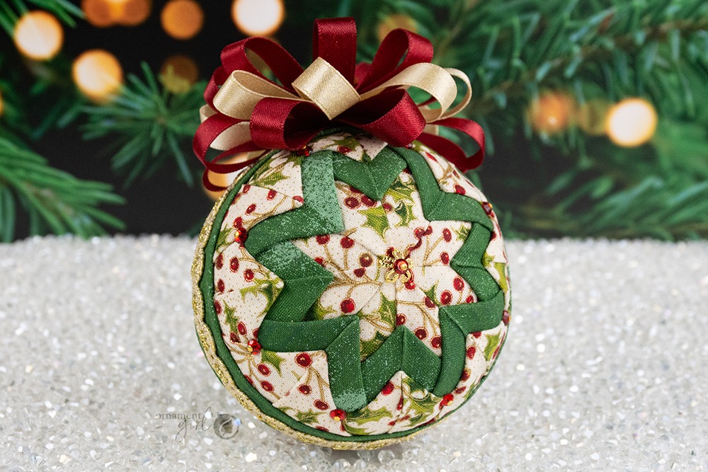 Metallic Holly Basic Star Mini Kit - Pre-Cut Fabric - Image 7