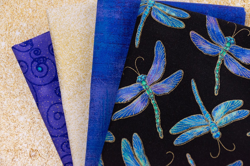 Quarter Yard Fabric Bundle - Mystic Dragonflies - Image 3