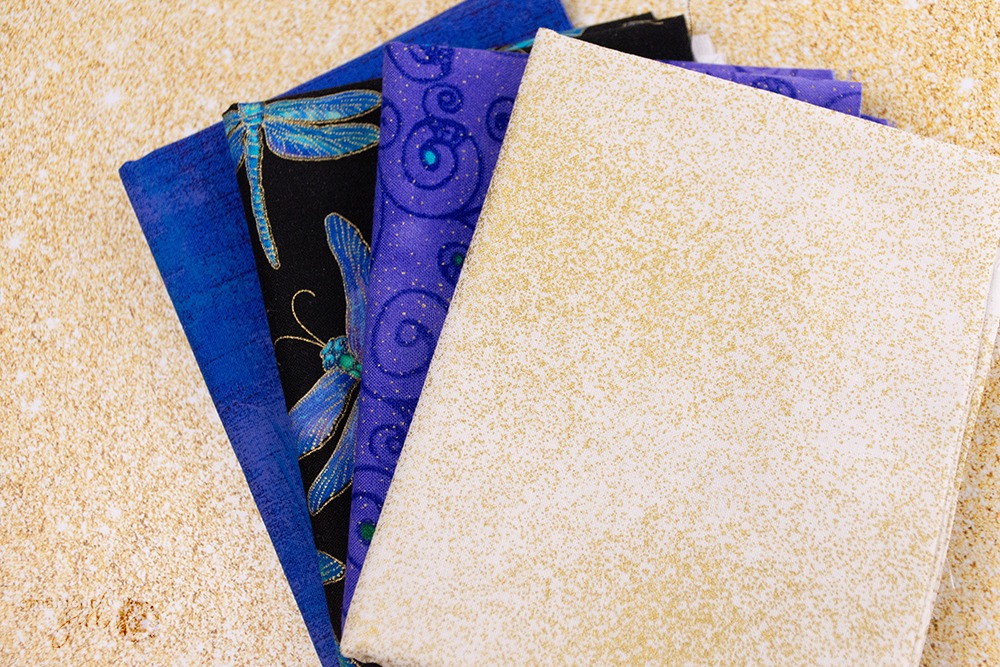 Quarter Yard Fabric Bundle - Mystic Dragonflies - Image 5