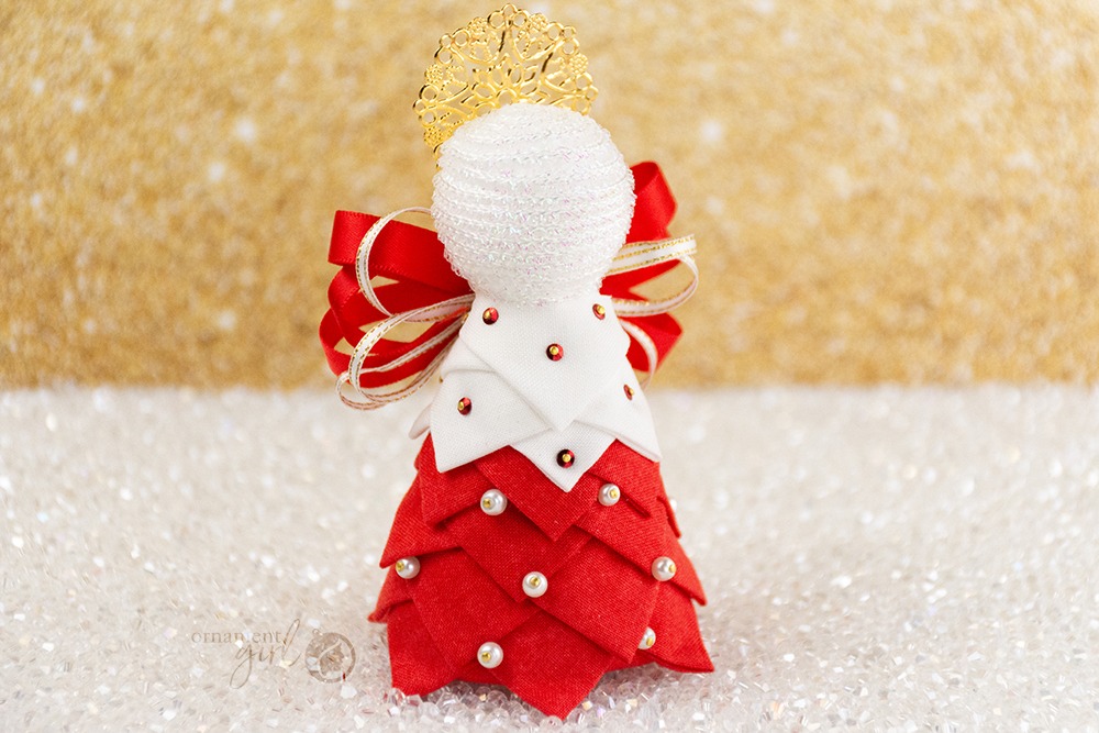 Ruby- Angel Ornament Kit - #7 in Birthstone Series - Image 2