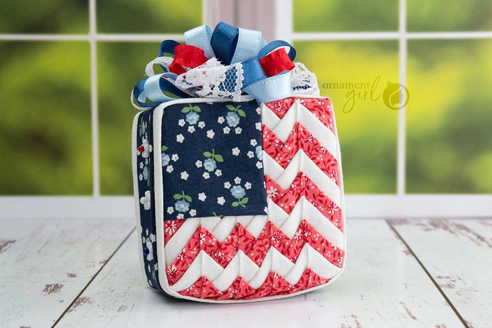 Quarter Yard Fabric Bundle - Patriotic Petite Petals - Image 9